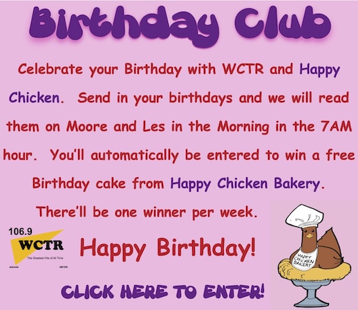 Birthday Club Entry