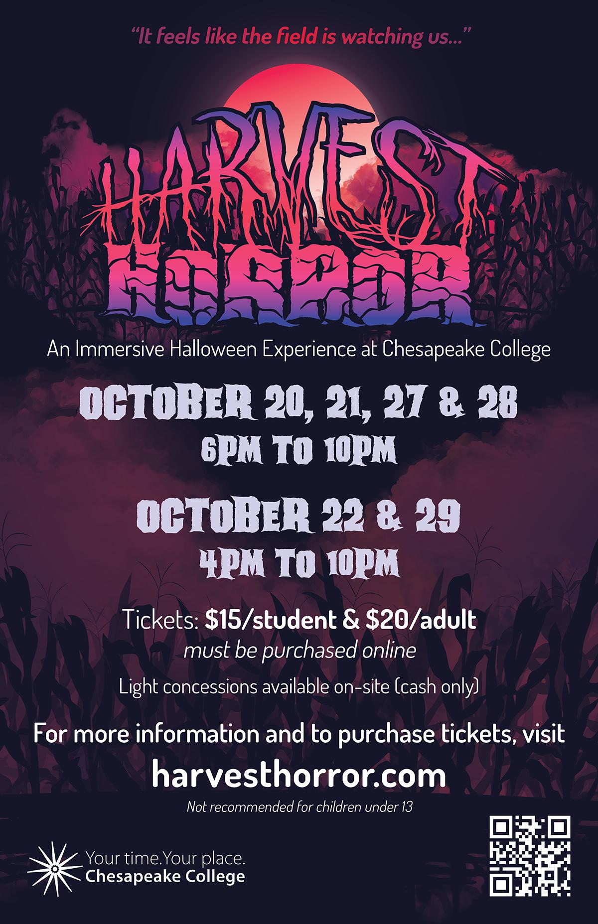 HarvestHorror Poster 2022 email